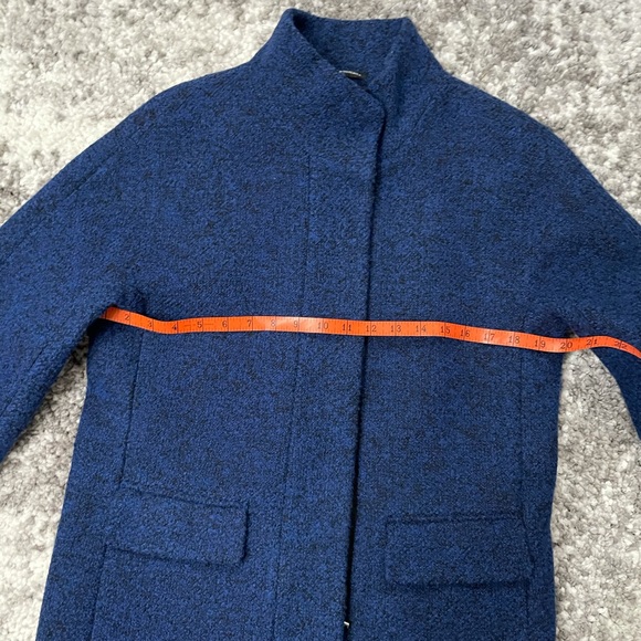 Jones New York blue & black marled coat - Picture 7 of 10